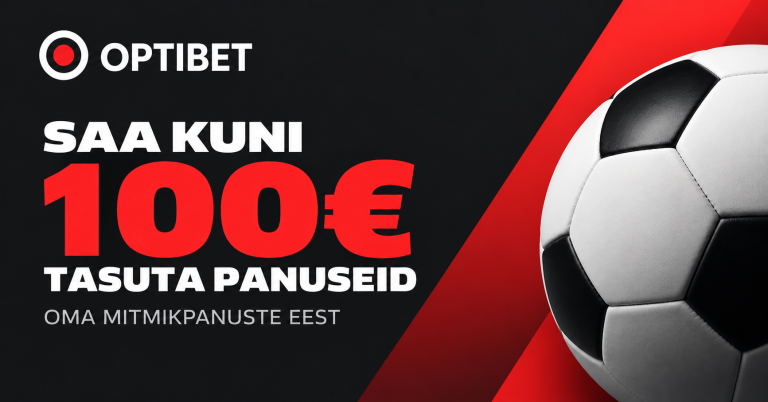Kuni 100 € tasuta panuseid Optibeti mitmikpanustega